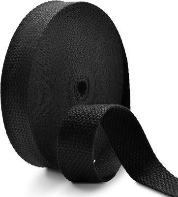 1" Cotton Webbing - Black