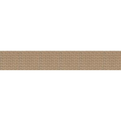 1" Cotton Webbing - Dark Beige