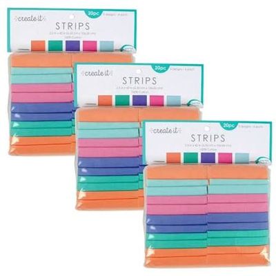 Strips - Pastel- 20 - 2.5" x 42"