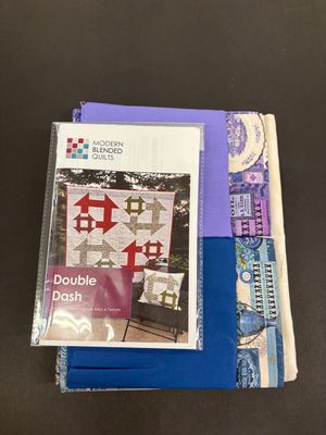 Double Dash Quilt Kit - Blue/Purple