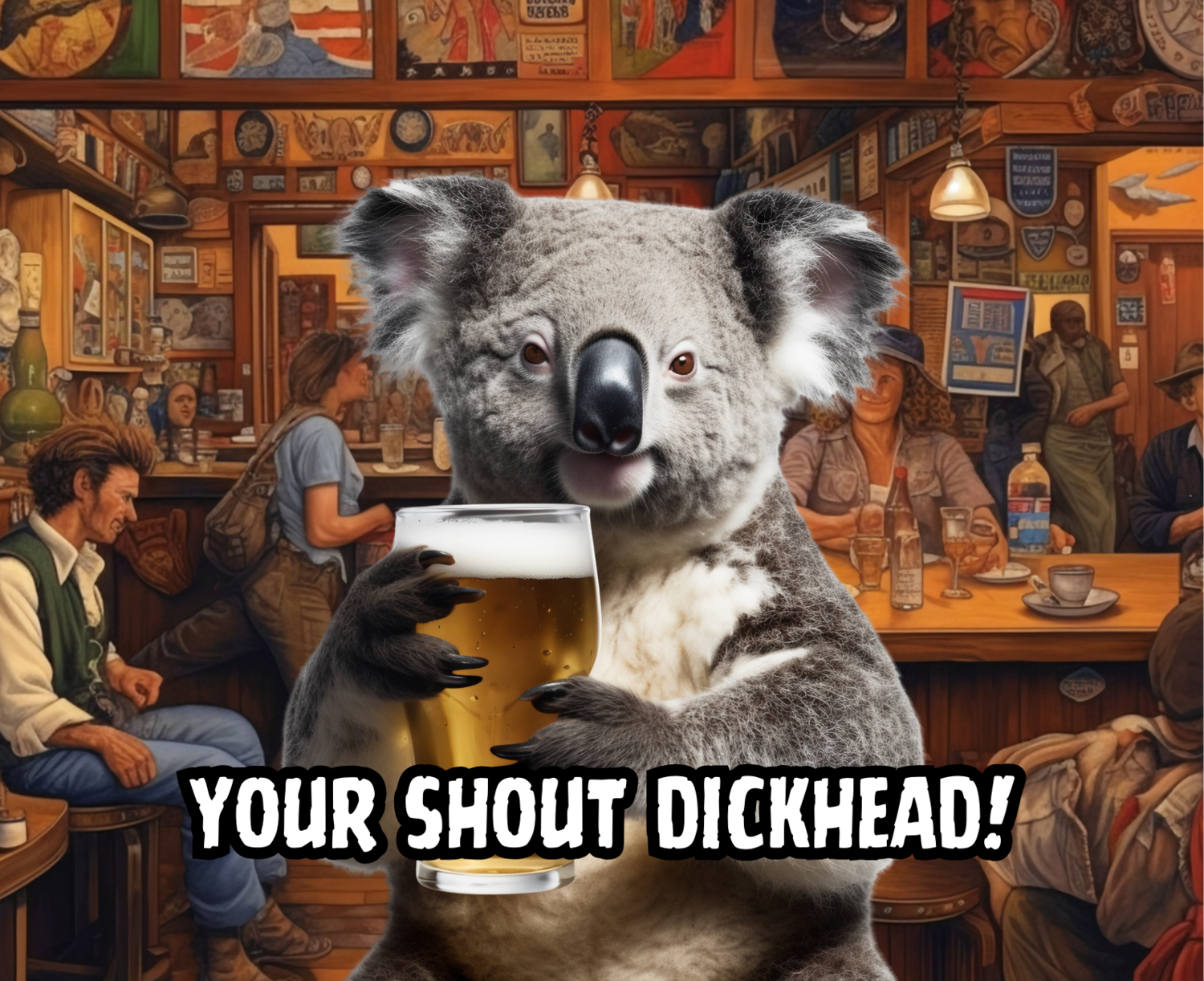 No Wuckin Furries - Your shout dickhead! Stubby Holder