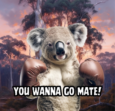 You wanna go mate - Stubby Holder