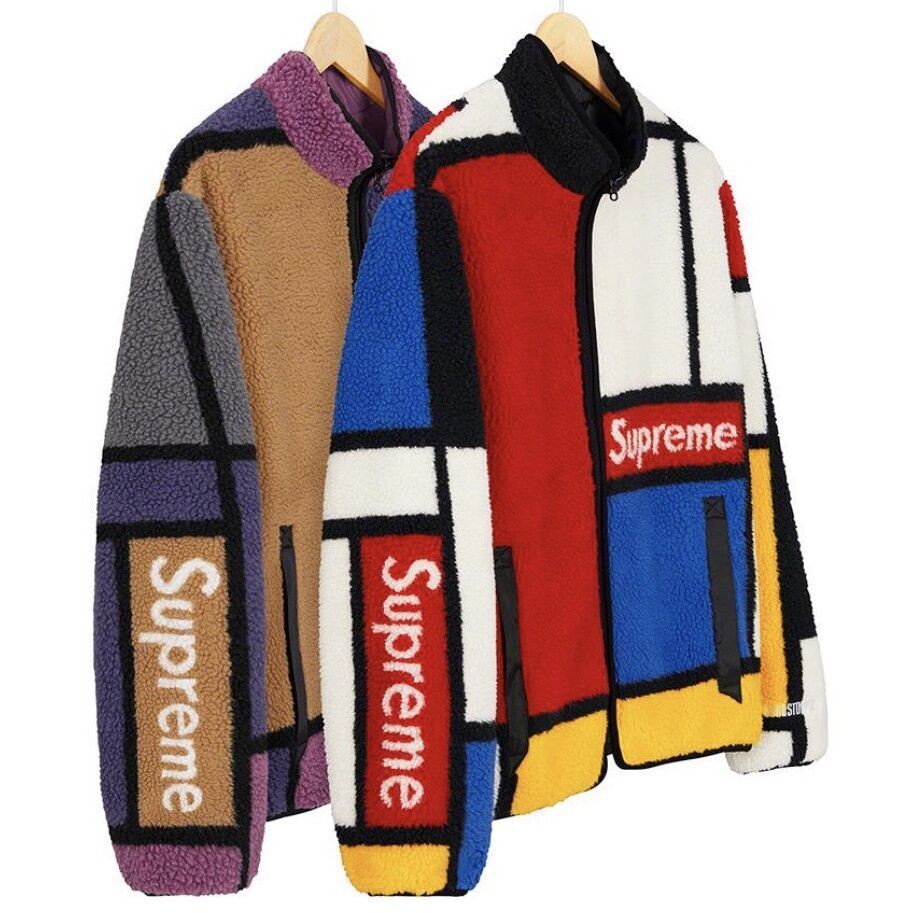 Supreme 23' F/W reversible fleece