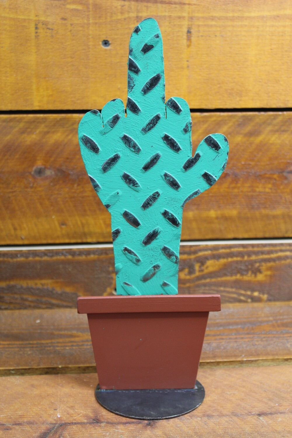 Cactus in Pot (middle finger)