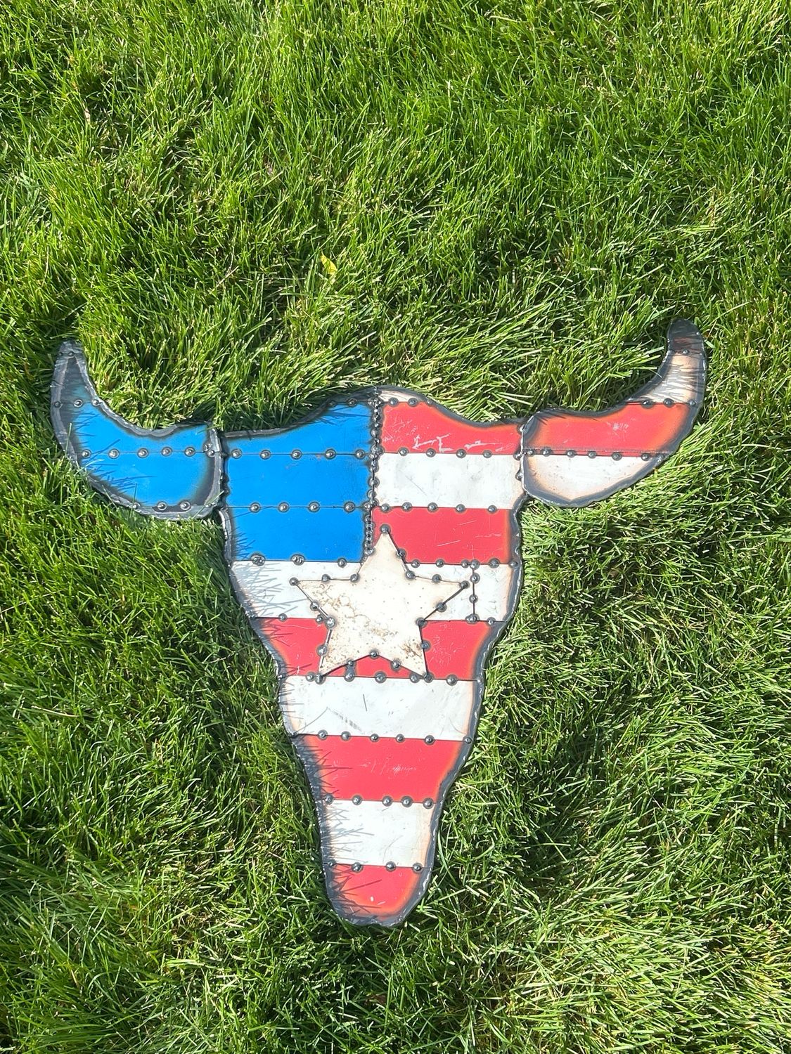 American Flag Skull