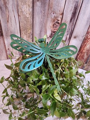 Dragonfly plant stake