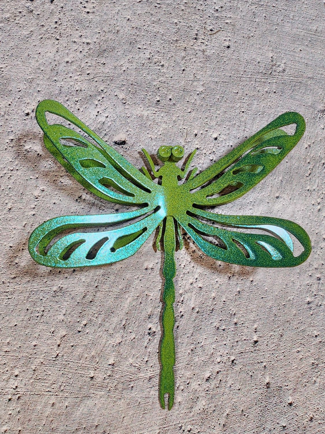 Dragonfly magnet lime green