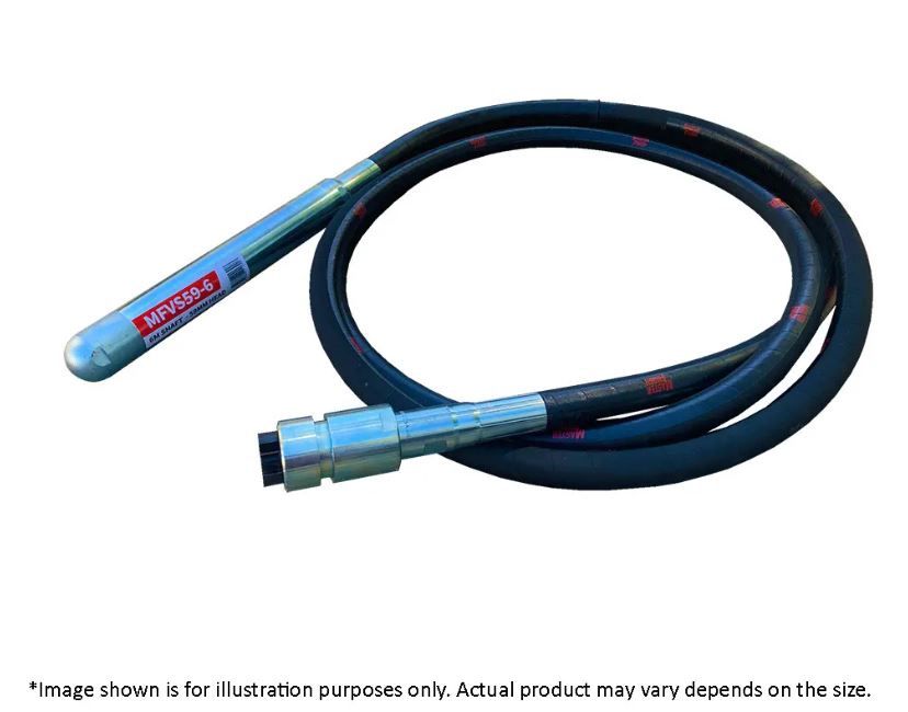 Masterfinish 59mm x 9m Vibrating Shaft MFVS59-9