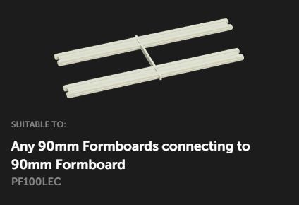 CON-FORM Connector (End) 90mm