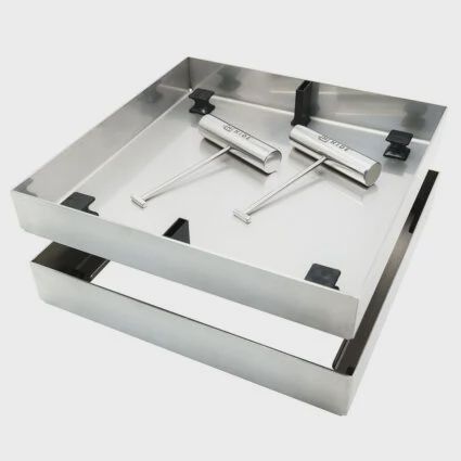 Hide Concrete Wet Pour Inlay lid kit 156mm x 40mm