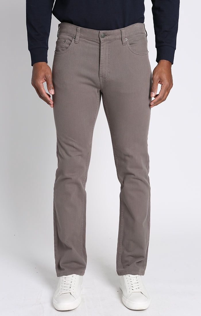 Bull Denim Pant| Straight Fit Stretch| Gray