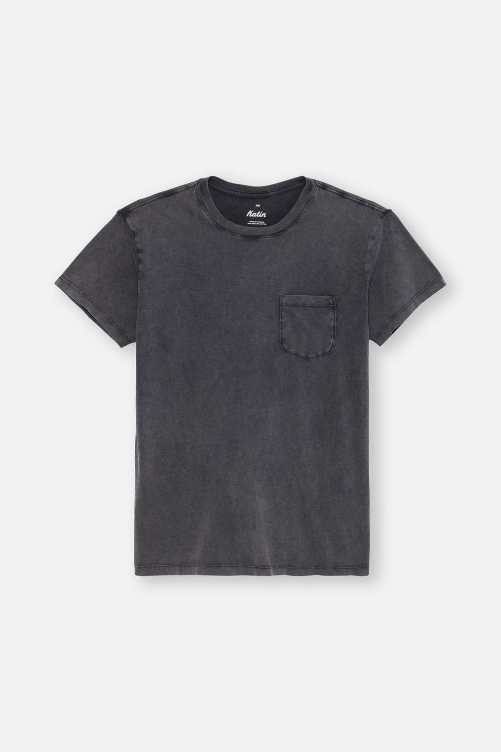 Base Tee | Black Sand Wash | 100% Organic Cotton