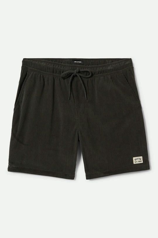 Everyday Corduroy Short | Washed Black