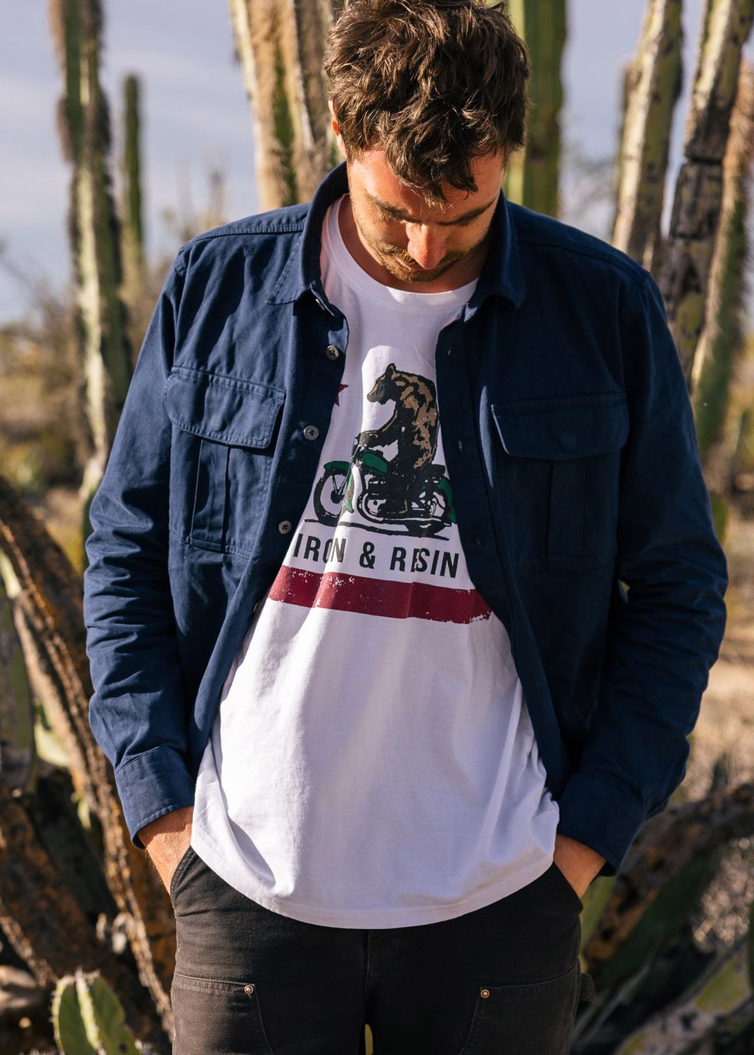 Moto Tee | Heather Gray | 100% Organic Cotton