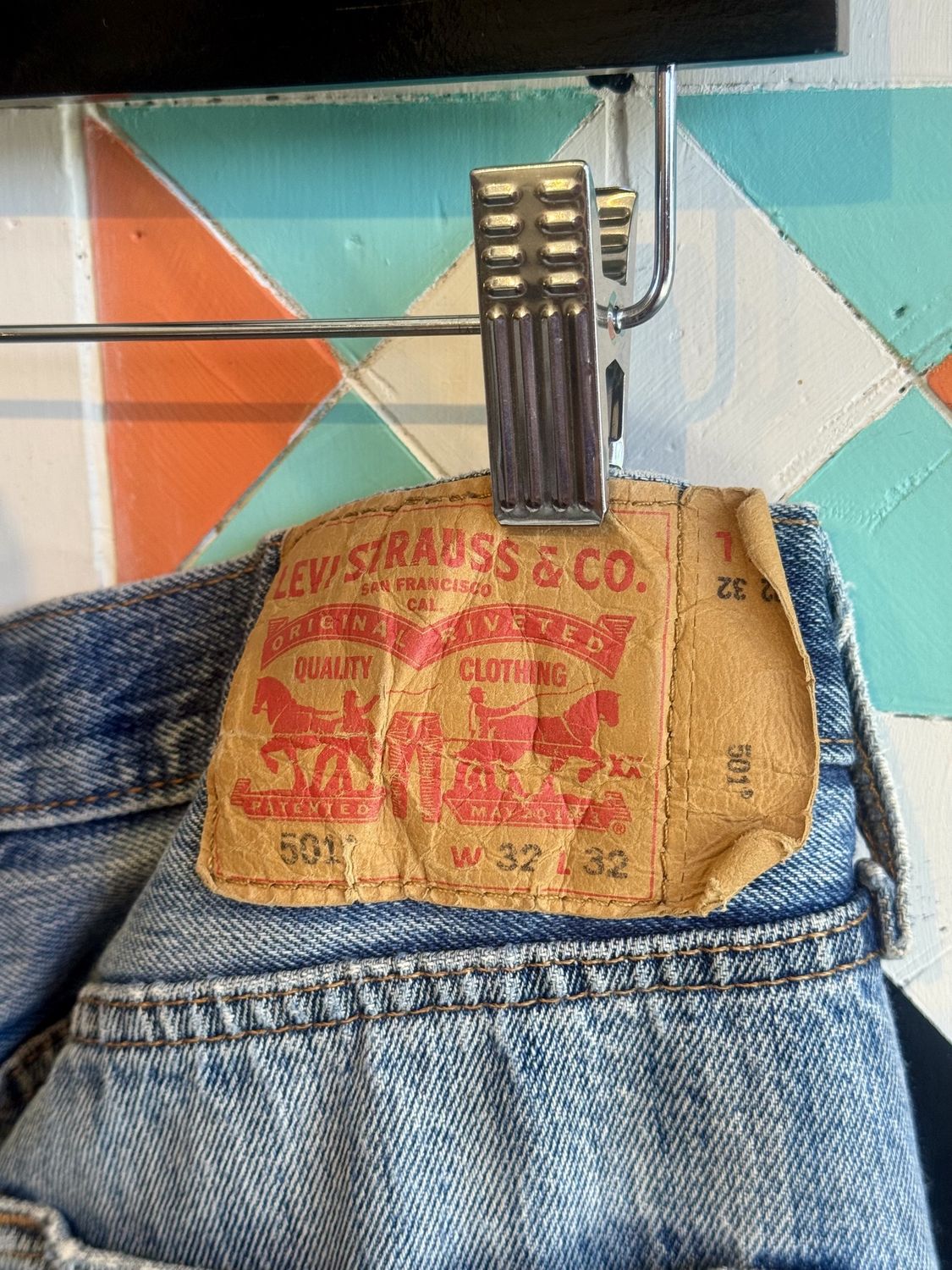 Vintage | 501 Distressed Levis | 32x32