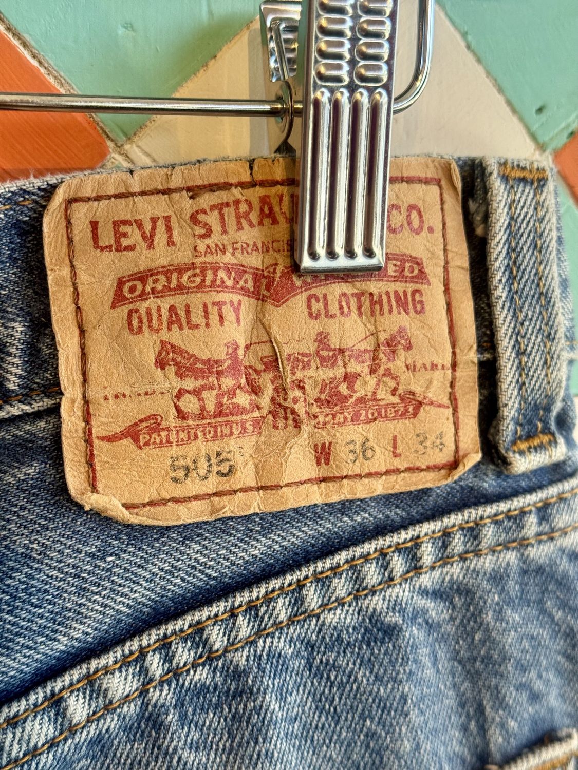 Vintage | 505 Levis | 36x34