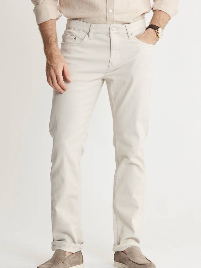 Bowery 5-Pocket Bull Denim | Stone