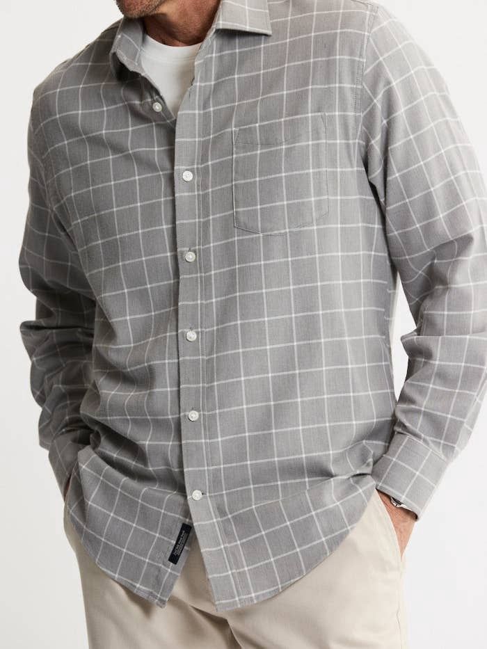 Everett | L/S Button Up| Grey