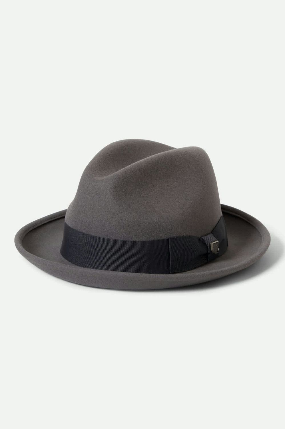 Horton | Packable Felt Fedora | Charcoal