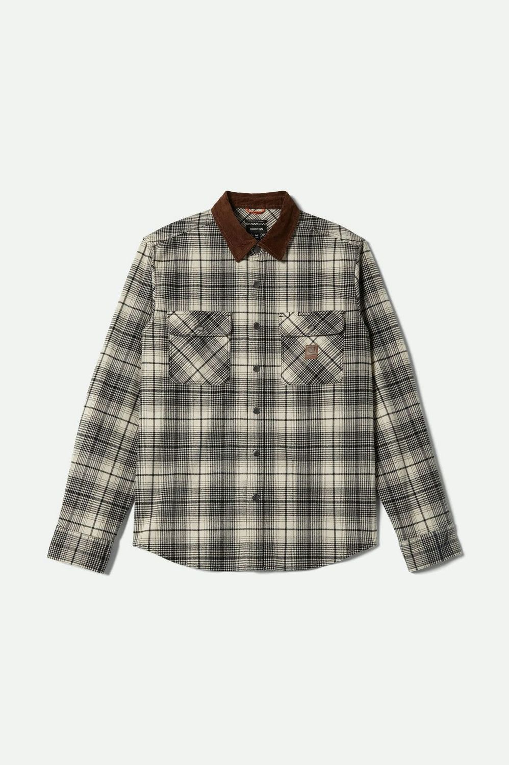 Builders Bowery | Performance Flannel | Off White/Blk
