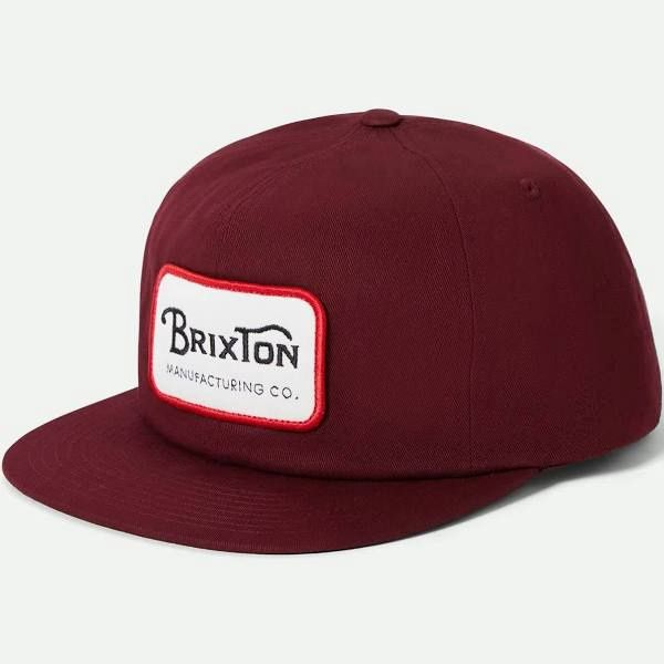 Grade | High Profile Snapback Hat | Burgundy