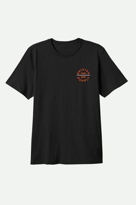 Oath V | S/S Standard Tee | Black + Orange