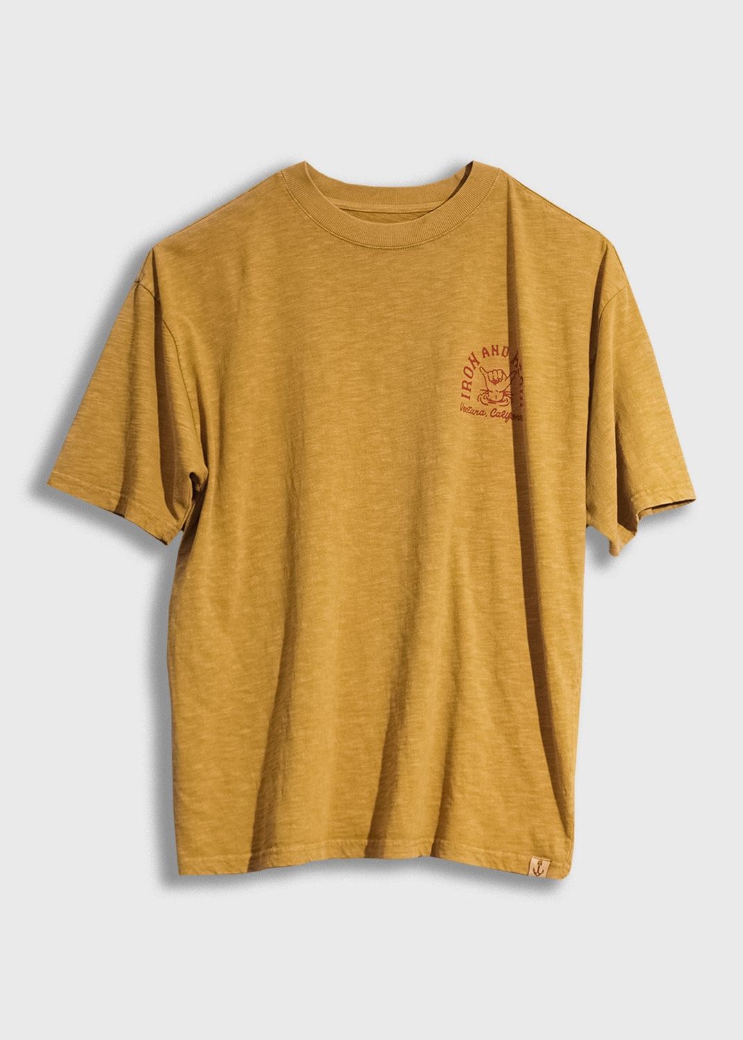 Sink or Swim Pocket Tee | Goldenrod | 100% Cotton