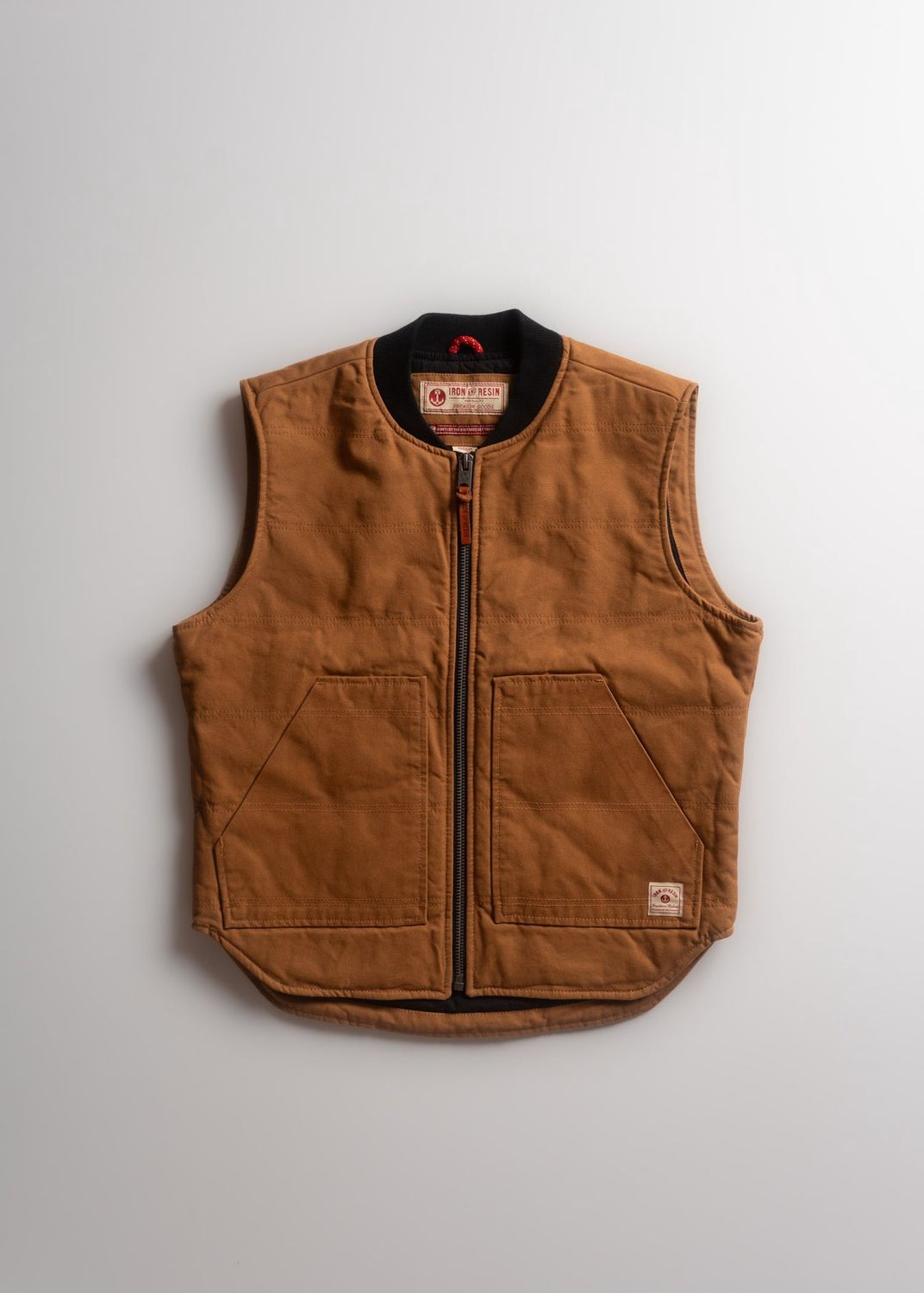 Work Vest | Cotton Canvas | Cognac