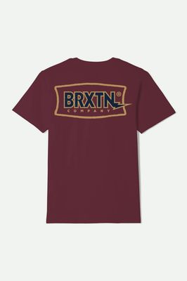 Lightning S/S | Standard Tee | Burgundy