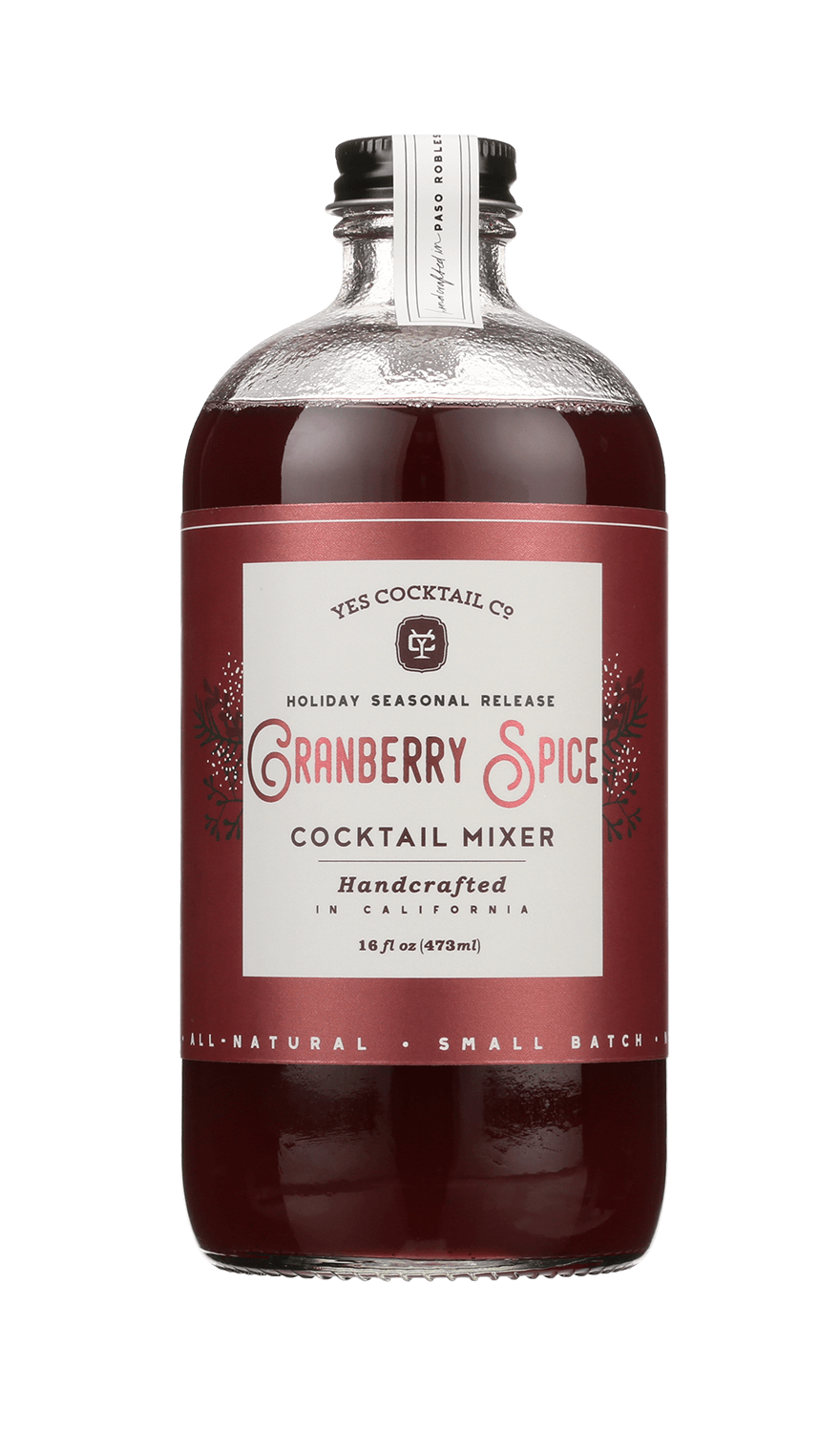 Cocktail Mixer | Holiday Seasonal | Cranberry Spice