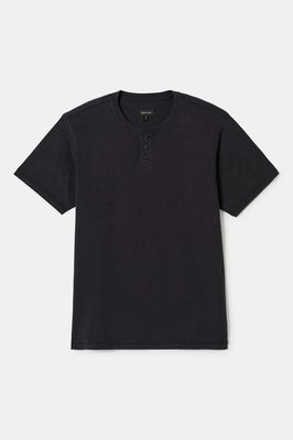 Vintage Reserve S/S Henley | Black Sol Wash