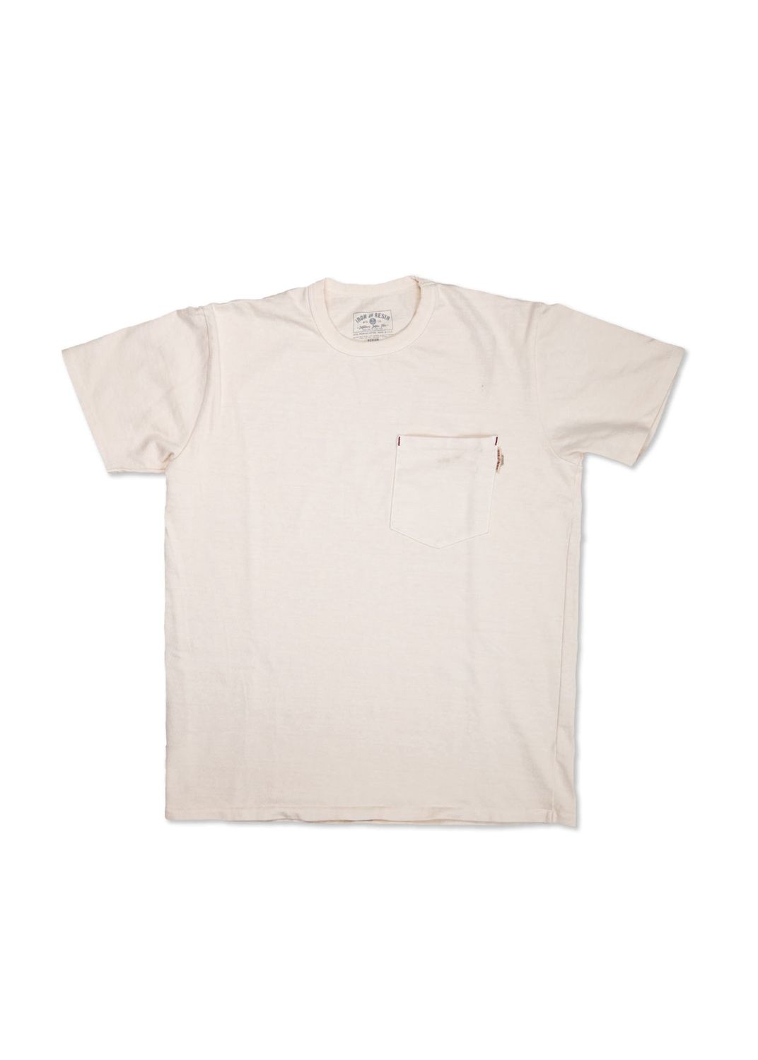 Million Mile | Pocket Tee | 100% Premium Cotton, Color: Natural, Size: S