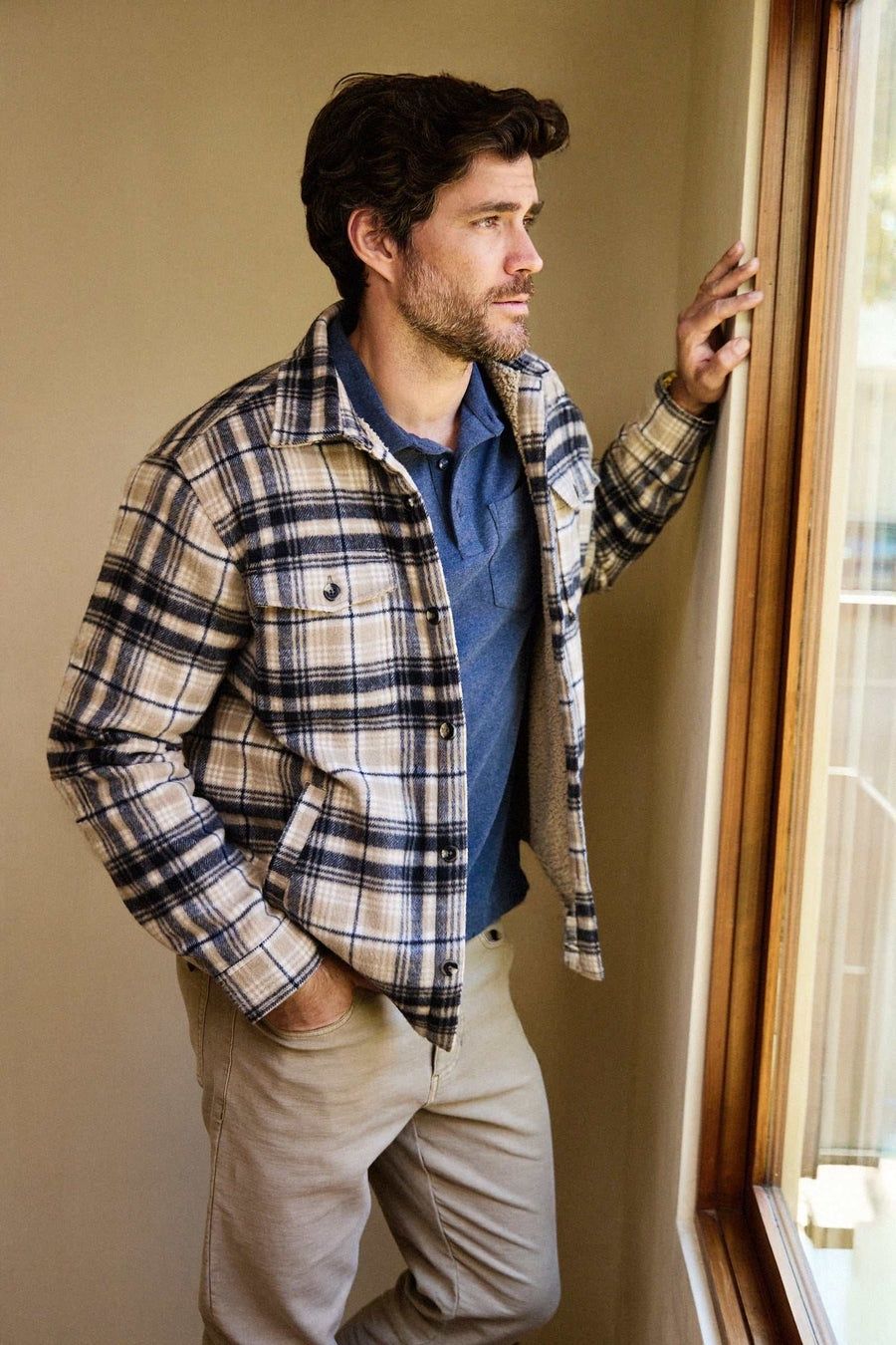 Skip Flannel | Sherpa Lined Jacket