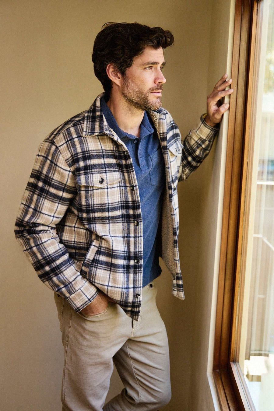 Skip Flannel | Sherpa Lined Jacket-