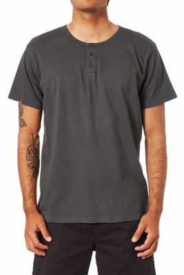 Mesa Henley | S/S | 100% Organic Cotton Jersey | Shadow