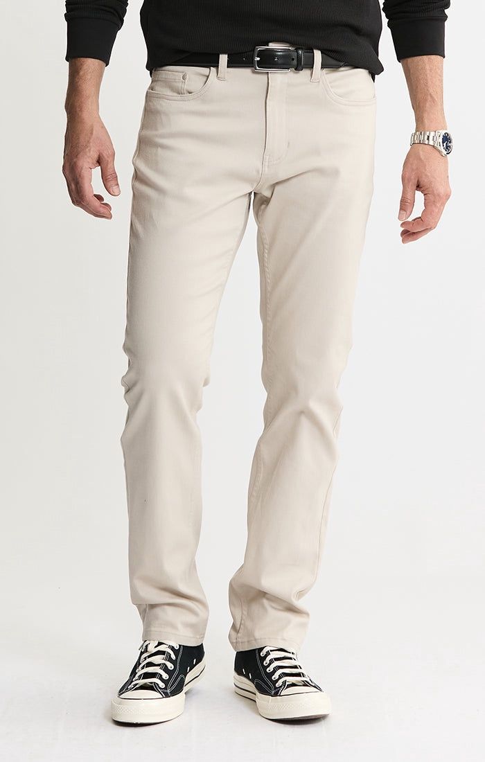 Lyocell Twill 5-Pocket Pants | Stone