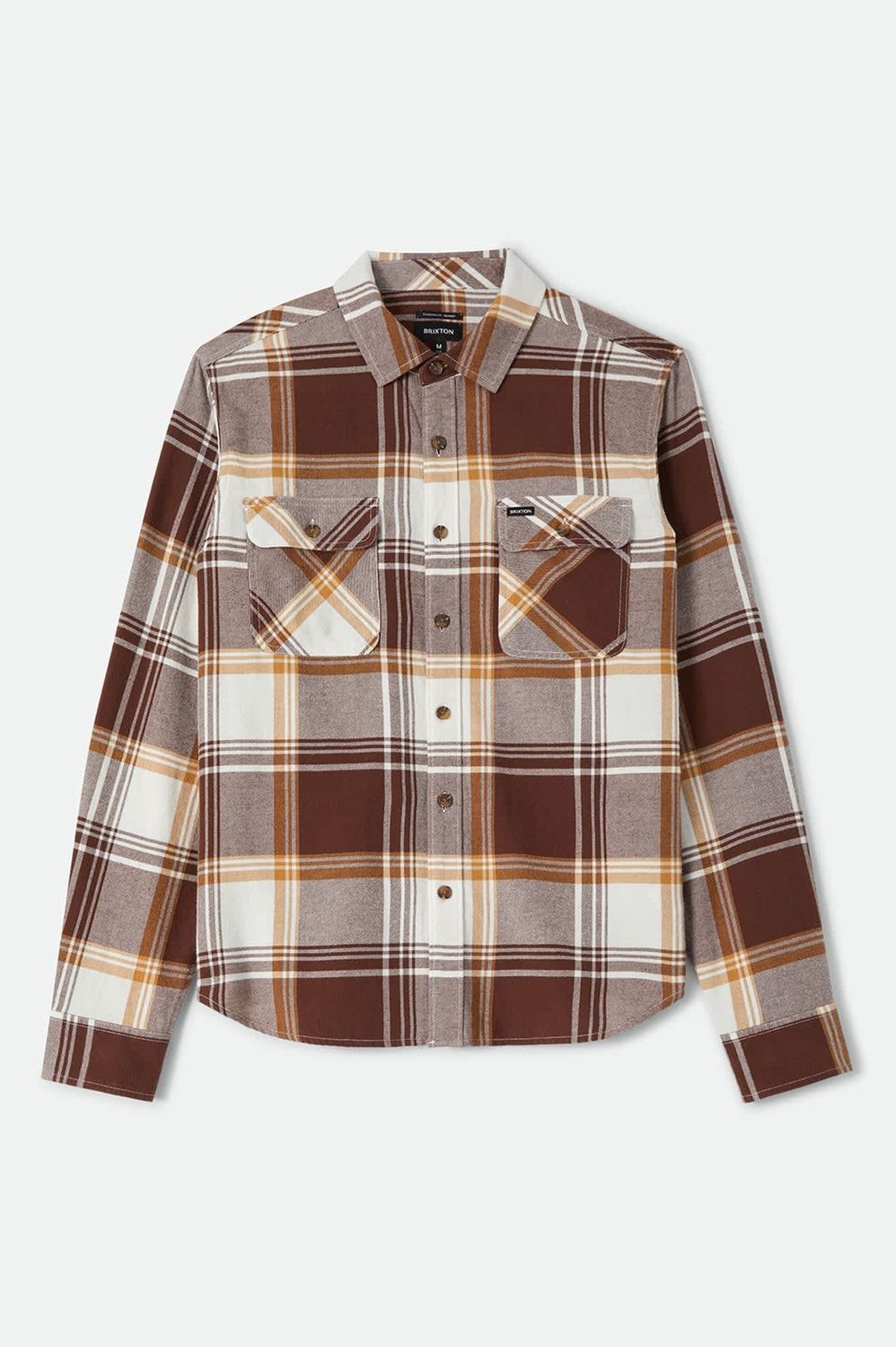 Bowery Lightweight Ultra Soft Flannel | Chocolate/Off White