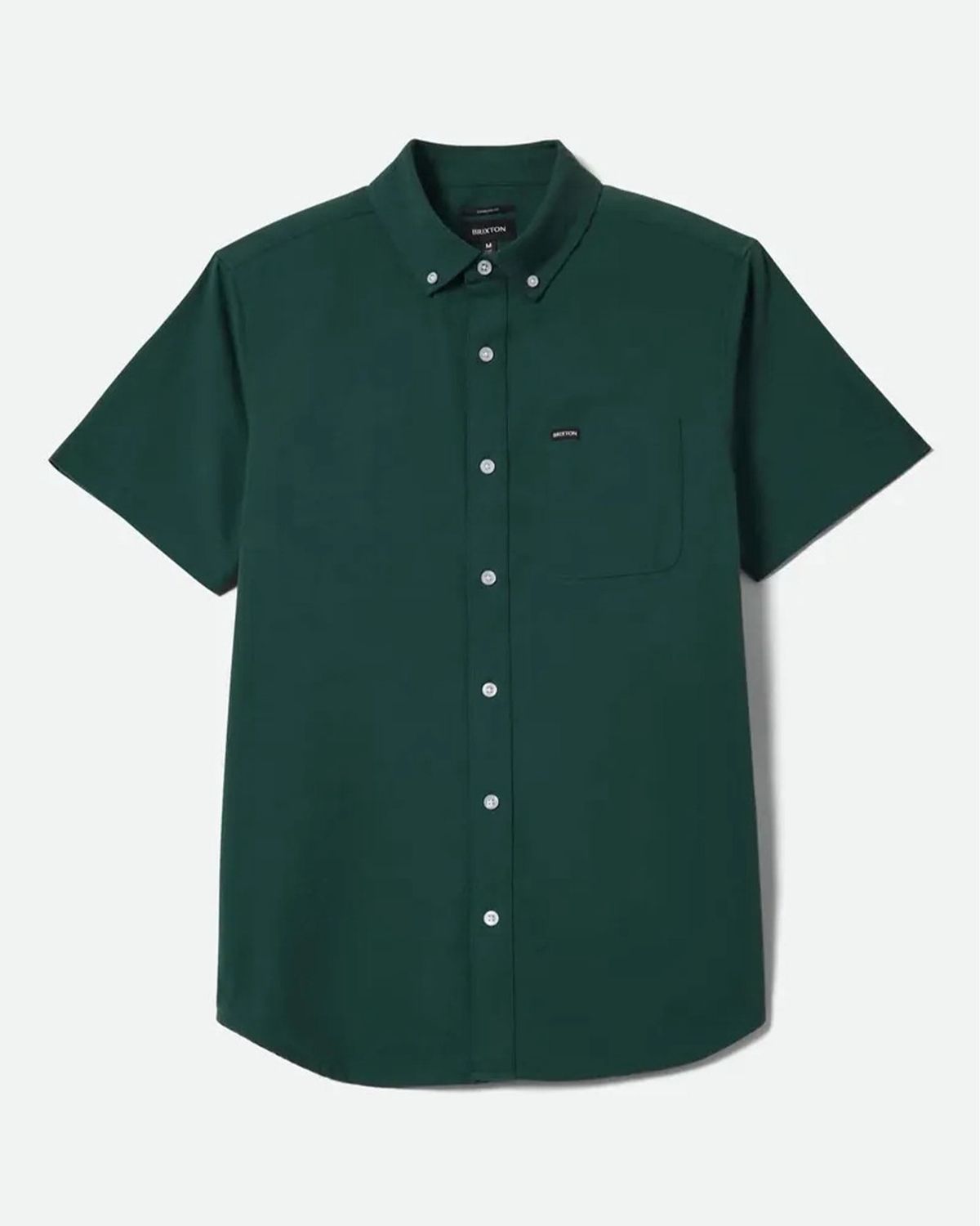 Sanford Oxford Woven S/S Button Up Shirt | Primal Green