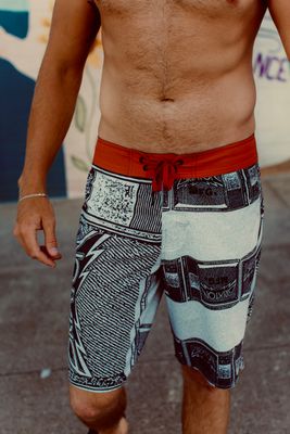 Blitz Boardshort |  21" |  Checker/ Amber Terrian