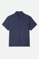 Cooling Comfort | S/S Button Up | Midnight Navy