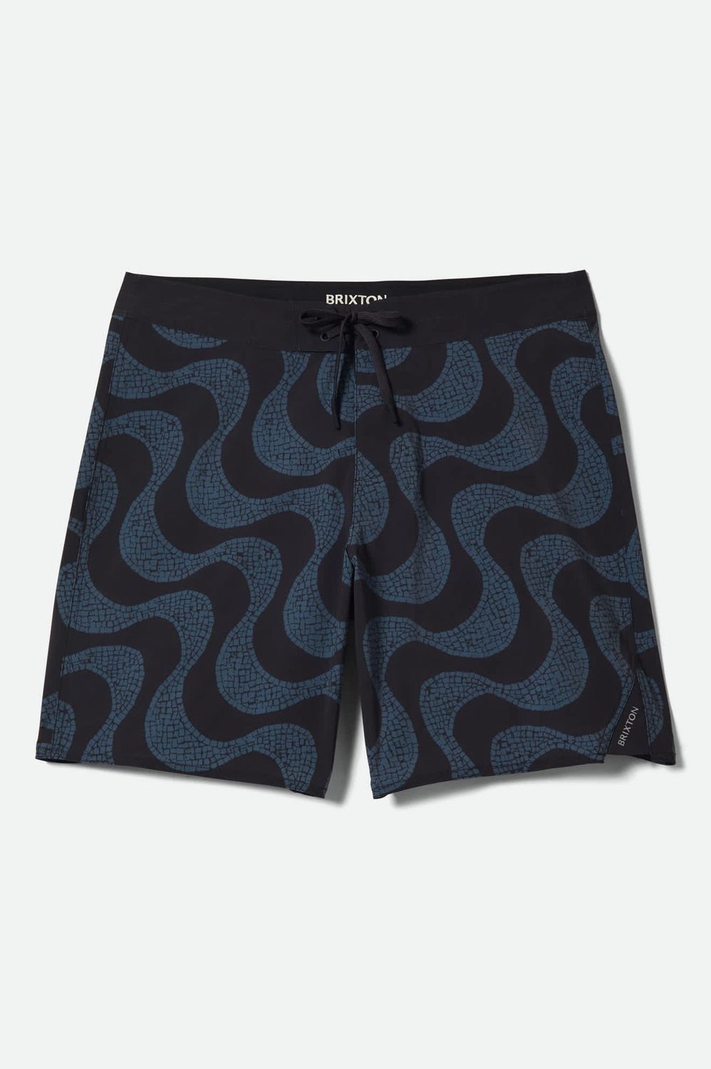 Blitz Boardshort 19" | Black/Future Grey Warped Tile