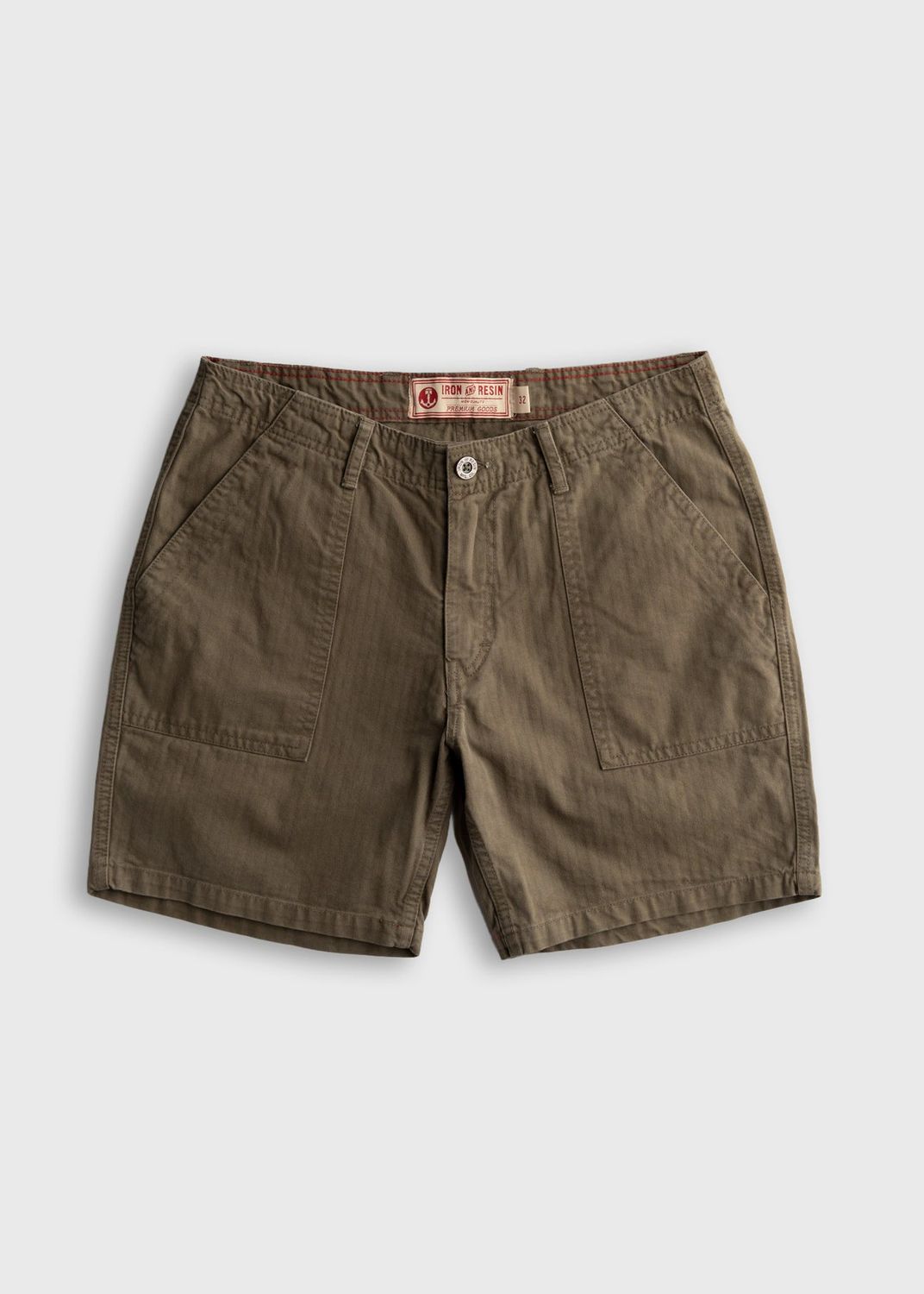 Herringbone Brigade Short | Army
