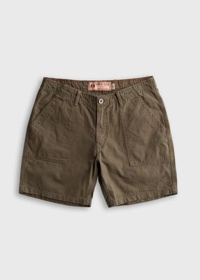 Herringbone Brigade Short | Army