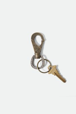 Scroll Keychain | Antique Bronze