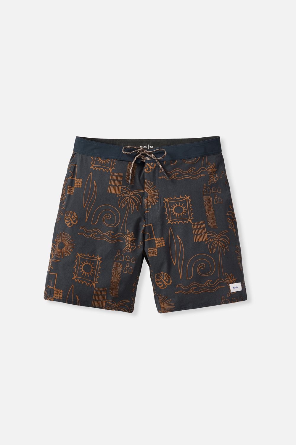 OTG Habitat Surf Trunk | Black Wash