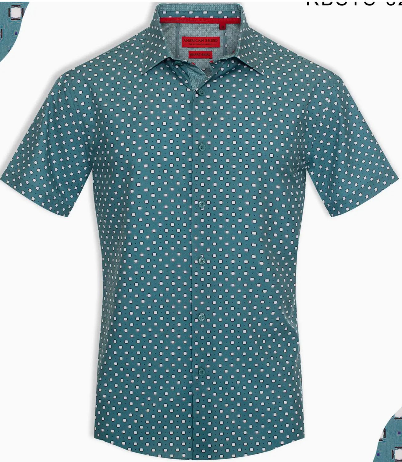 Geo Smart Shirt | S/S | Button Up