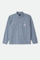 Trademark Button Up | Long Sleeve |, Color: Blue Chambray Micro Stripe, Size: S
