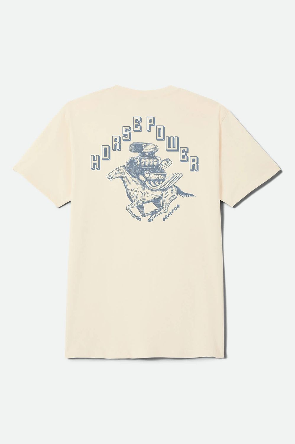 Dusted 100% Cotton Tee | Cream