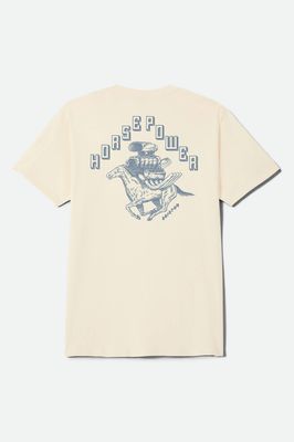 Dusted 100% Cotton Tee | Cream