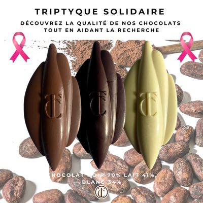 Triptyque Solidaire 3 Chocolats